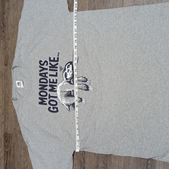 Graphic Tee, "Mondays Got Me Like..." - Picture 3 of 4